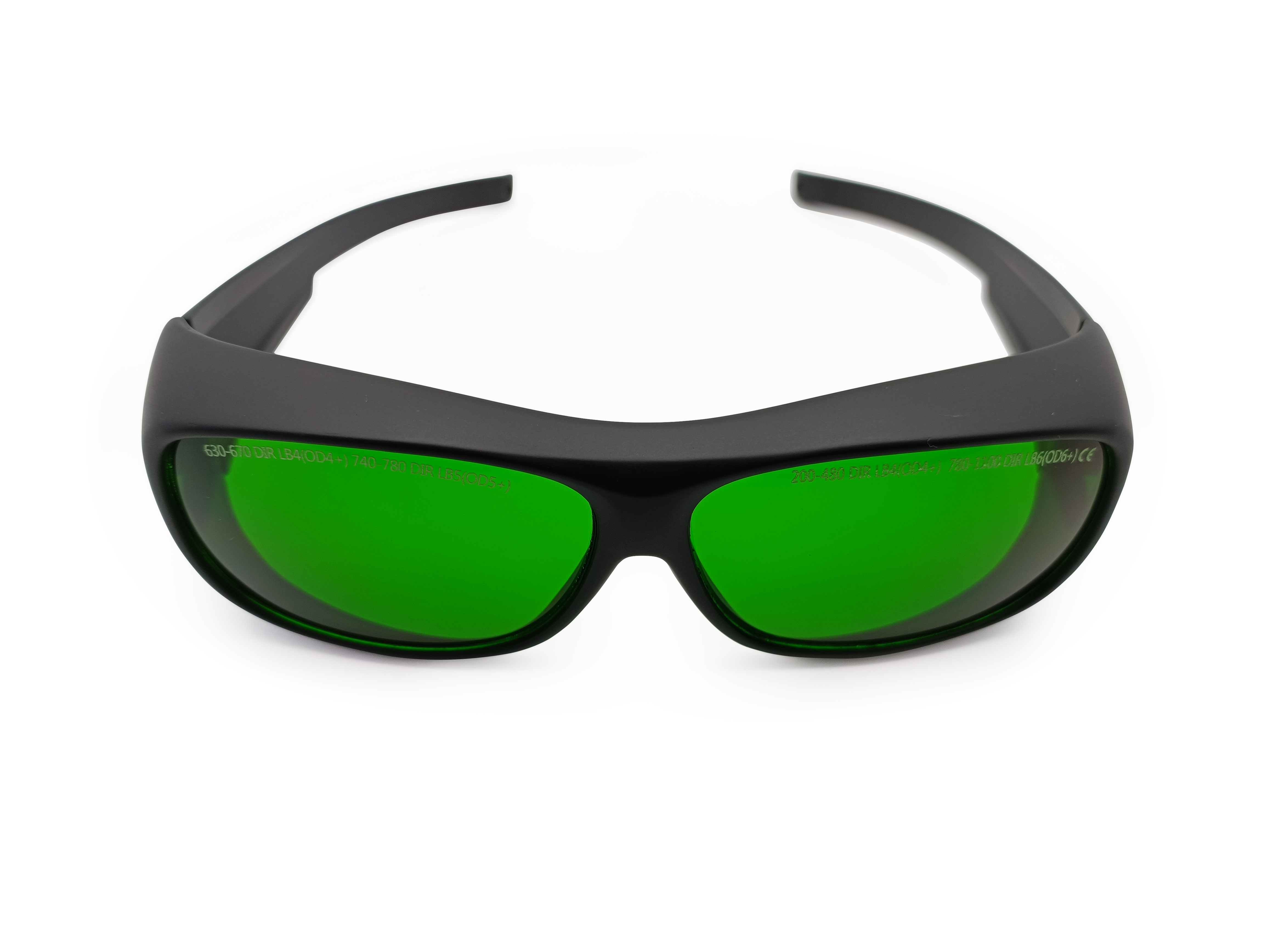 Laser safety goggles with wavelength-matched filters