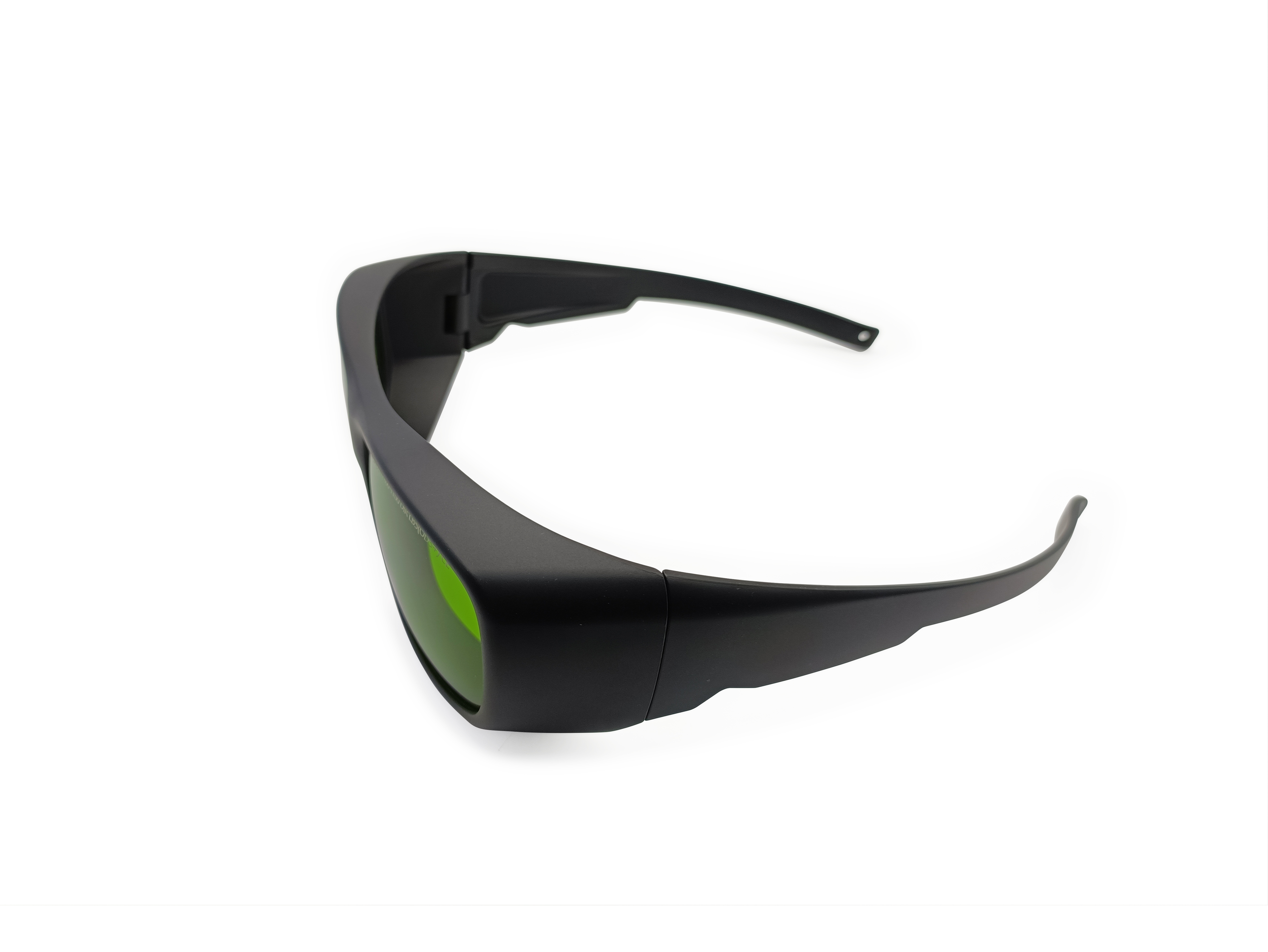 Laser safety goggle lens detail